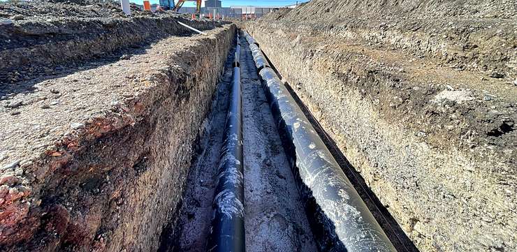 HDPE ready for backfill
