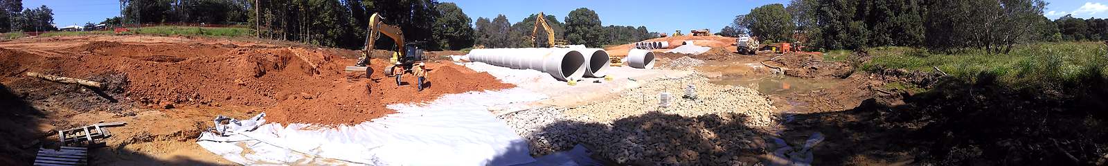 Large diameter reinforced concrete pipes